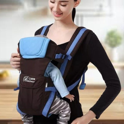 PORTE BÉBÉ PHYSIOLOGIQUE │ ErgoKangoo™ - Bleu - Paradis de Bébé