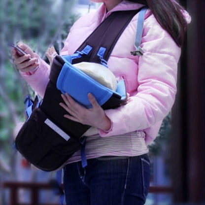 PORTE BÉBÉ PHYSIOLOGIQUE │ ErgoKangoo™ - Bleu - Paradis de Bébé