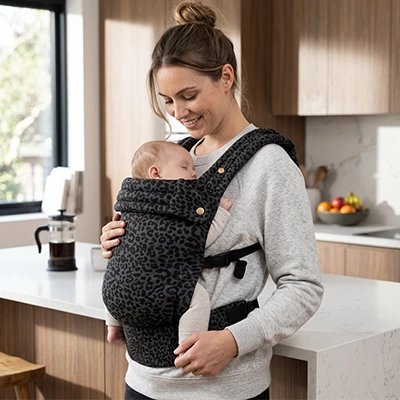 Porte bébé pratique pour garder les mains libres 