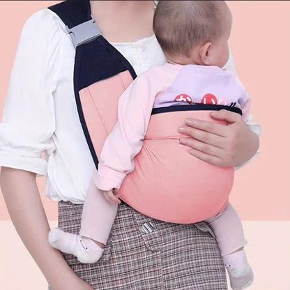 Porte bebe rose, confortable et sécurisé pour bébé et parent