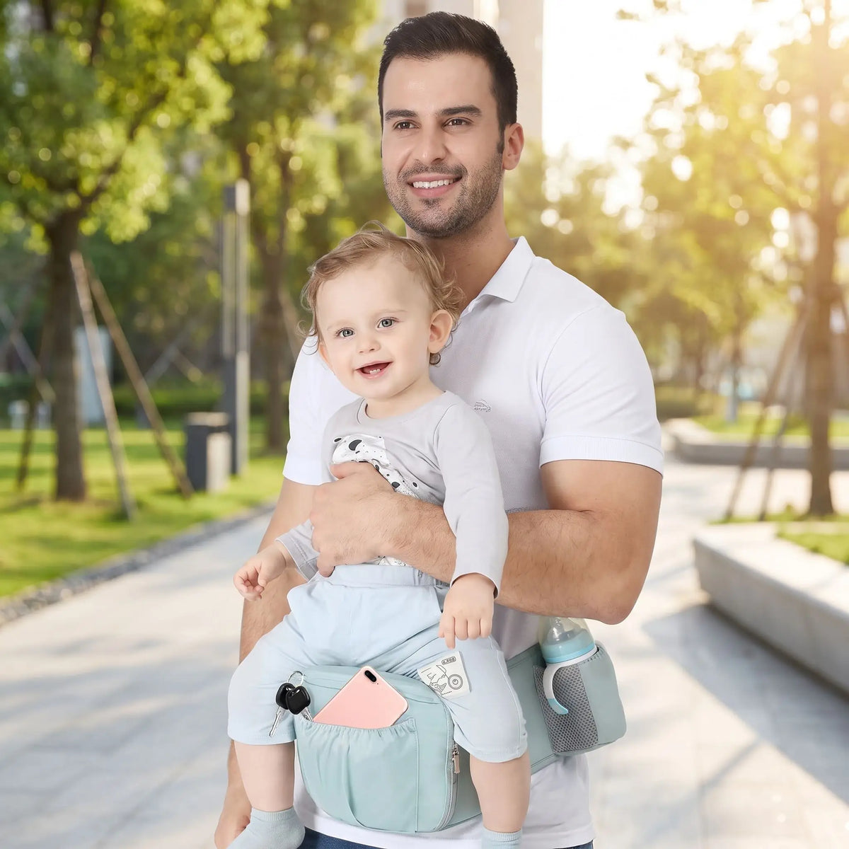 porte bébé tbouret pratique et fexible