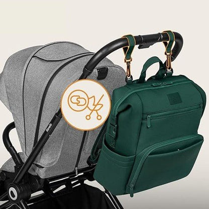 Sac a dos a langer vert au design unique alliant élégance et fonctionnalité