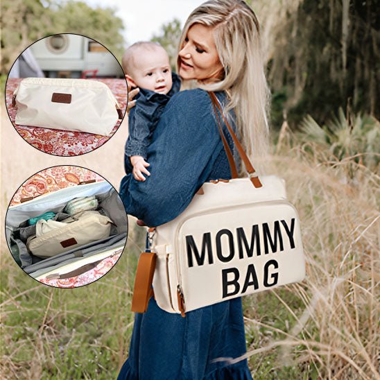 sac à langer bébé mommyBagTrio avec accessoires inclus pour une organisation parfaite