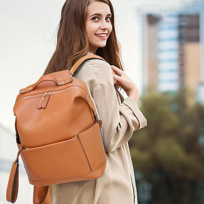 Sac à langer en cuir élégant et haut de gamme pour parents modernes