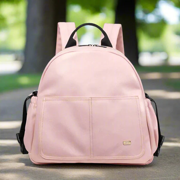 sac à langer de luxe élégant rose pour maman moderne et organisée