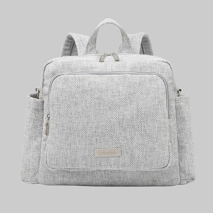 Sac à langer luxe grande capacité gris avec multiples compartiments pour bébé