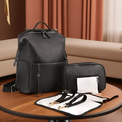 Sac à langer couleur noir chic et tendance pour parents