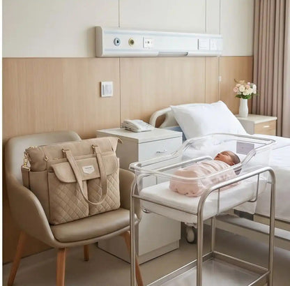Sac à langer luxe sac maternité parfait pour préparer l’arrivée de bébé, pratique et spacieux 