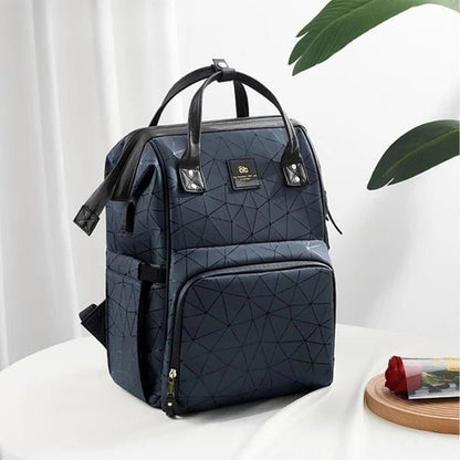 Sac à langer noir pratique et flexible parfait pour les parents en déplacement avec bébé