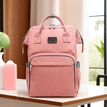 Sac à langer rose pratique et élégant pour maman moderne et bébé