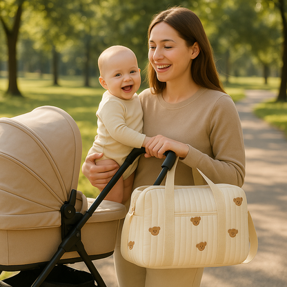 Sac maternité pratique pour sortir au parc avec bébé