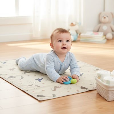 Tapis à langer nomade imperméable protection anti fuites bébé