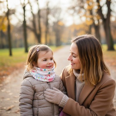 Tour de cou enfant adorable couleur 