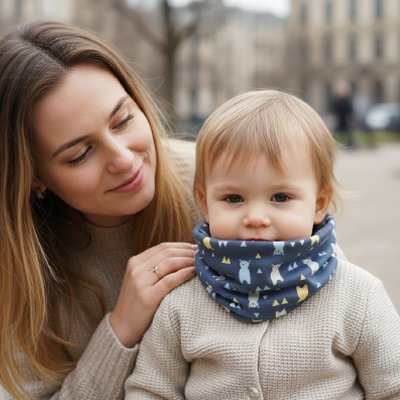 Tour de cou enfant chaud cache-cou