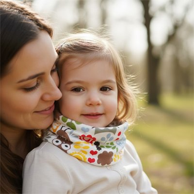 Tour de cou enfant motif hibou chaleur et confort