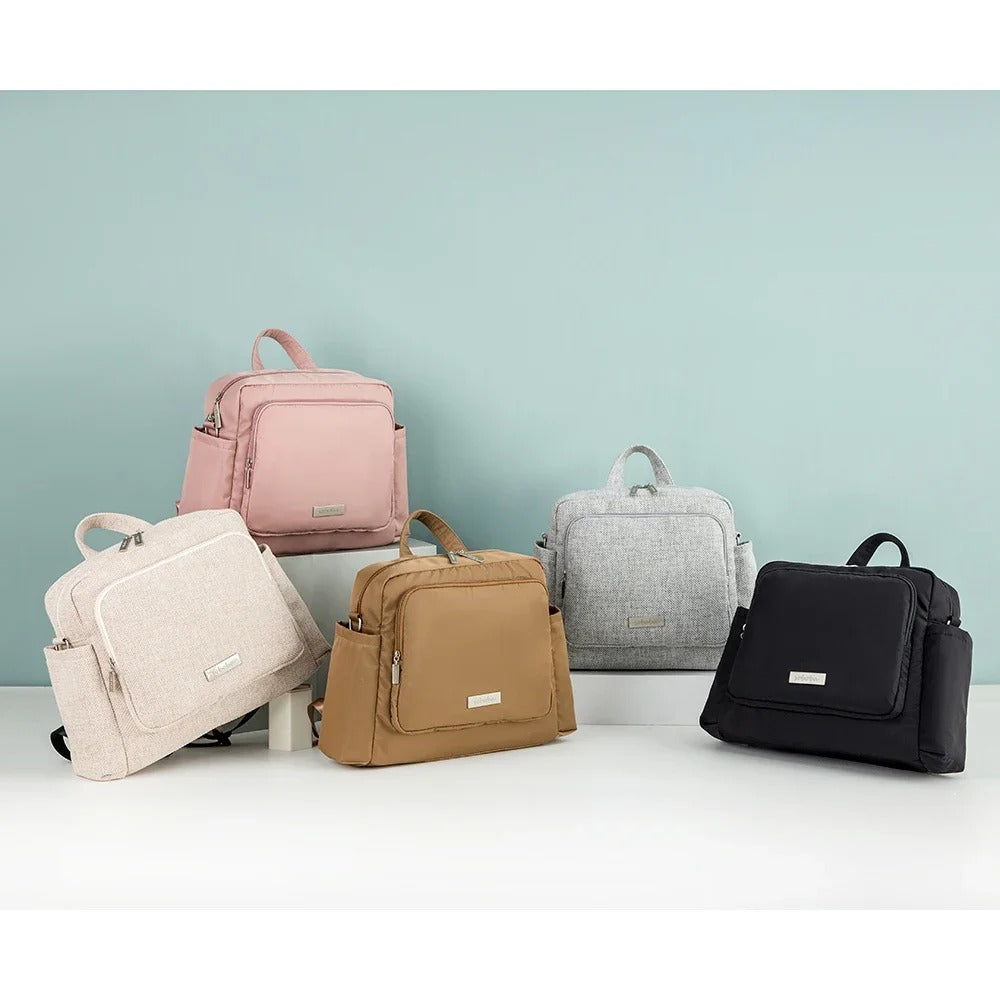 Variantes disponibles du sac à langer luxe avec différents coloris élégants adaptés aux parents modernes